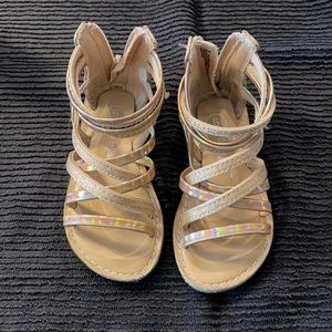 Cat and Jack Toddler 6C Gold Sandles